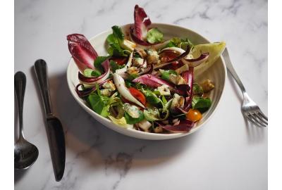 Spring Leaf Tardivo, Chicoroy and Stilton Salad Recipe