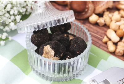 summer truffles in glass jar