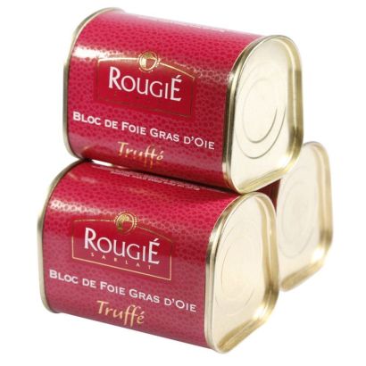 Rougie Goose Foie Gras with Truffle Set, 3 x 145g