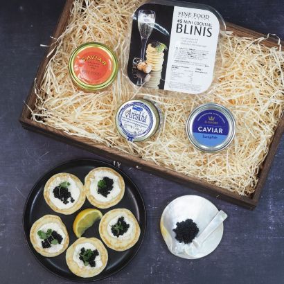 Alternative Caviar Taster Tray