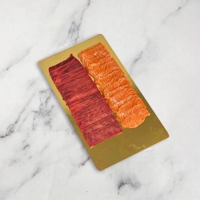 Bluefin Tuna 'Akami' & Salmon Sashimi Platter, Fresh, +/-300g