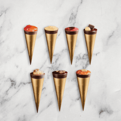handcrafted-mixed-flavour-chocolate-canape-cones