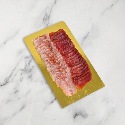 Handcut Yellowfin Tuna & Sea Bass Sashimi Platte