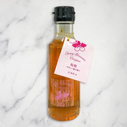 Honey Vinegar with Sakura Cherry Blossom