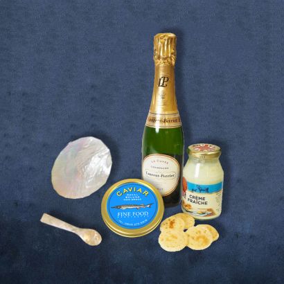 Luxury Royal Beluga Caviar & Champagne Gift Set