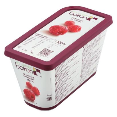 Raspberry Puree, Frozen, Boiron, 1kg