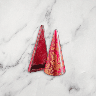 Venetian Handcrafted Raspberry-Filled Chocolate Canape Cones