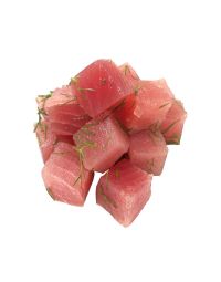 Tuna Poke Cubes, Sashimi-Grade, Frozen, 500g