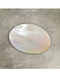 Mother of Pearl Caviar Plate, 4.5 inch