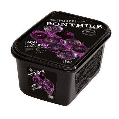 Acai Berry Puree, Ponthier, Frozen, 1kg