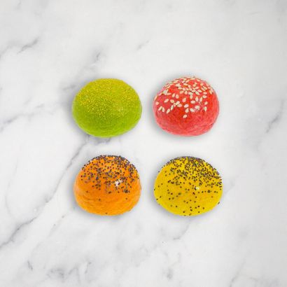 Assorted Mini Coloured Brioche