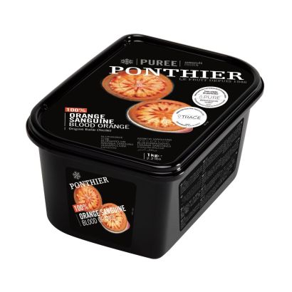 Sicilian Blood Orange Puree, Ponthier, Frozen, 1kg