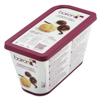 Chestnut & Vanilla Puree, Boiron, Frozen, 1kg