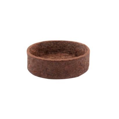 Chocolate Tart Shells, Round, Medium (53mm) x 24
