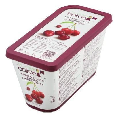 Cranberry & Cherry Puree, Boiron, Frozen, 1kg