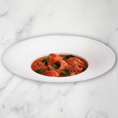 Cuttlefish in a Spinah and Tomato Stew