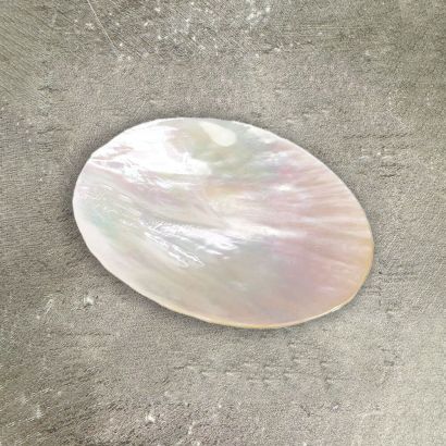 Mother of Pearl Caviar Plate, 3.5 inch