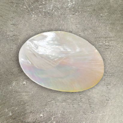 Mother of Pearl Caviar Plate, 4.5 inch