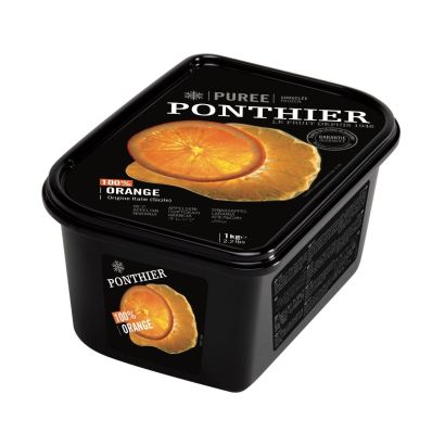Sicilian Orange Puree, Ponthier, Frozen, 1kg