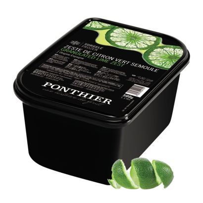 Granulated Lime Peel Zest, Ponthier, Frozen, 500g