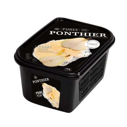 French Williams Pear Puree, Ponthier, Frozen, 1kg