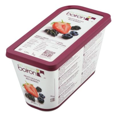 Red Berries Fruit Puree, Boiron, Frozen, 1kg