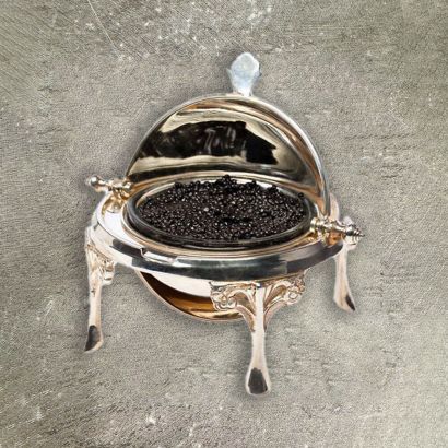 Silver Plated Caviar Server