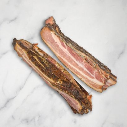 Smoked Pork Belly Pastrami