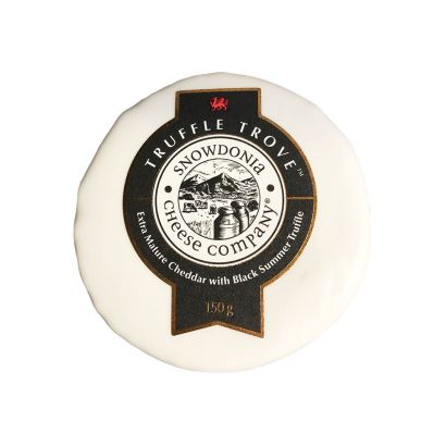 Snowdonia Black Truffle Cheddar Truckle, 150g 
