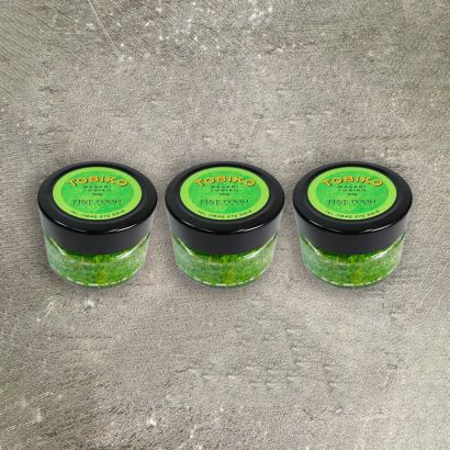 Wasabi Tobiko, Frozen, 3 x 100g