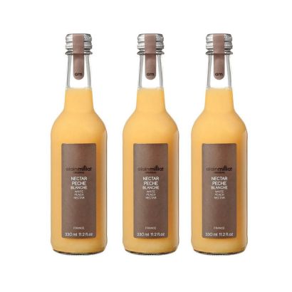 Alain Milliat White Peach Nectar, 3 x 330ml
