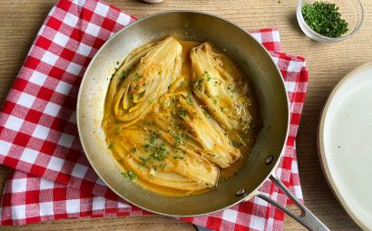 Braised White Chicory 
