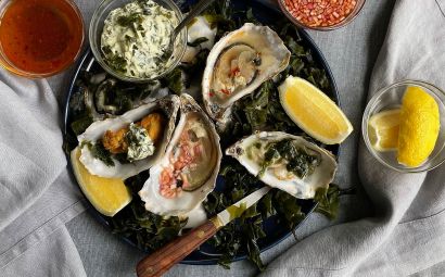Oysters Four Ways 