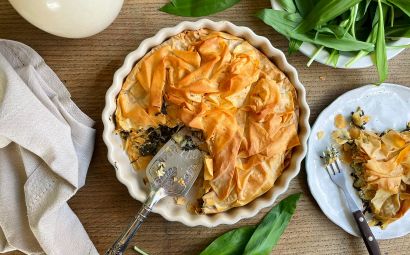 Wild Garlic Spanakopita 