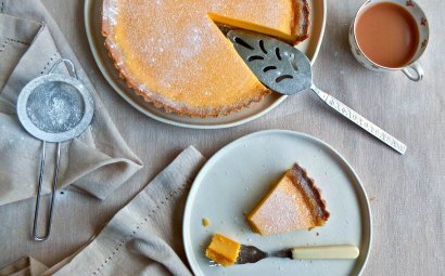 Bergamot Custard Tart 