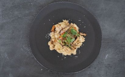 Trio of Mushroom Risotto 