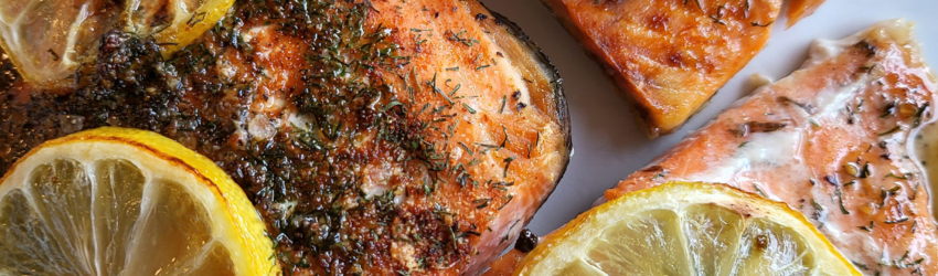 Roast salmon 